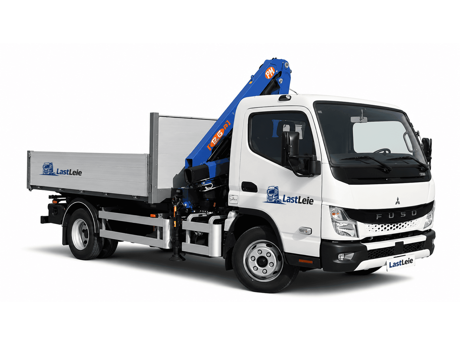 Fuso Canter kranbil m/ tipp